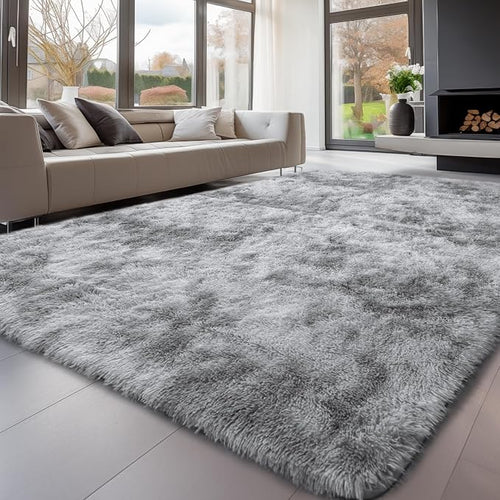 Tapis de chambre citron vert de 15,24 x 22,86 cm, tapis moelleux pour salon, grand tapis à poils longs près du lit, tapis de zone lavable en machine, décoration maison adaptée aux enfants, filles et garçons, antidérapant